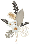 Decoratiune de perete din metal, Bouq Multicolor, l71xA4xH96,5 cm