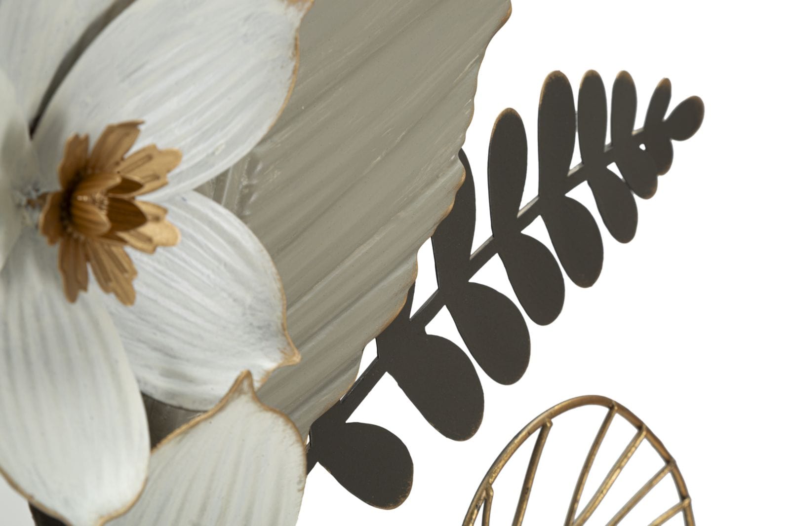 Decoratiune de perete din metal, Bouq Multicolor, l71xA4xH96,5 cm (2)