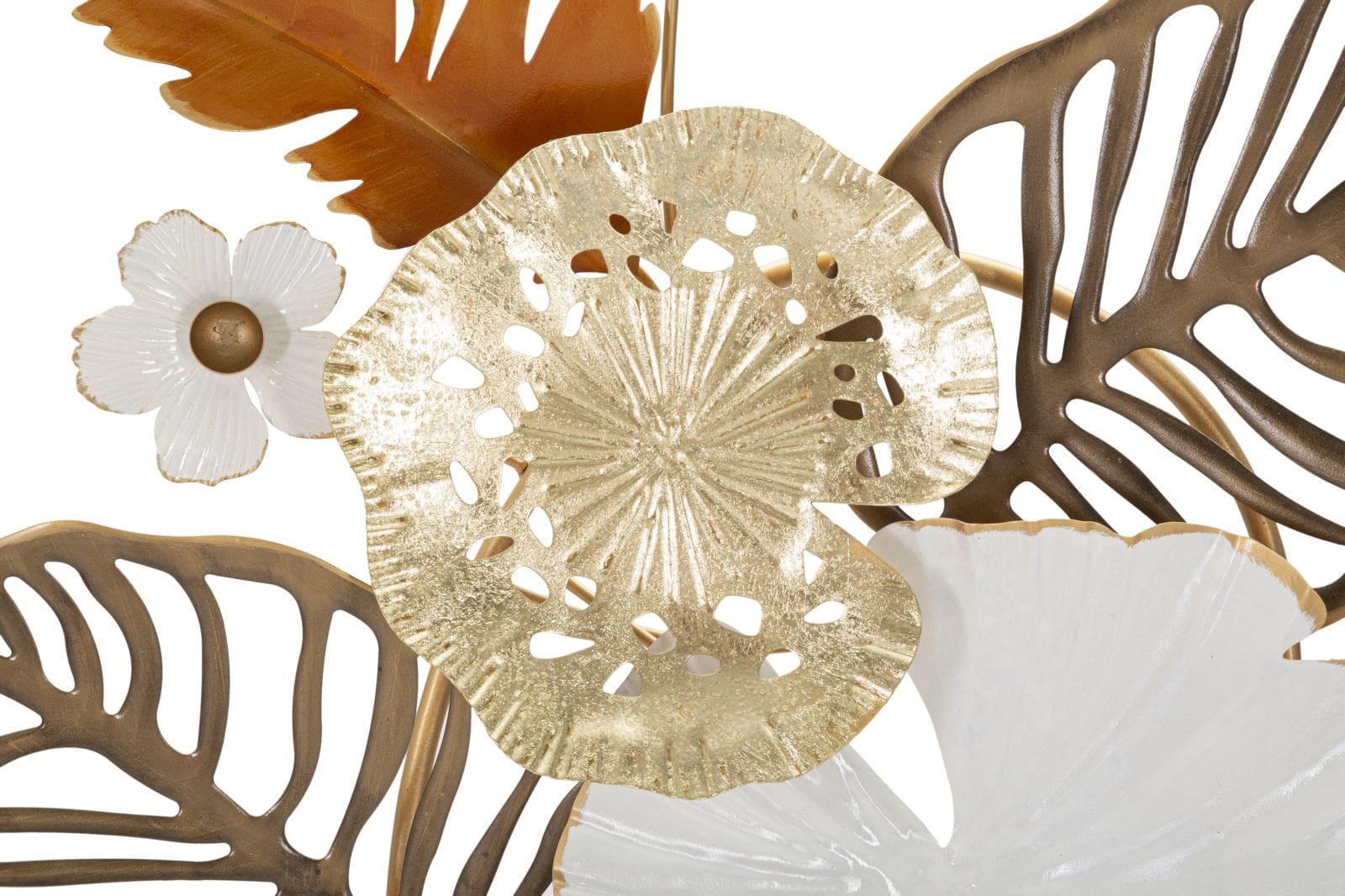 Decoratiune de perete din metal, Bouquet Multicolor, l50,8xA7xH87 cm (1)