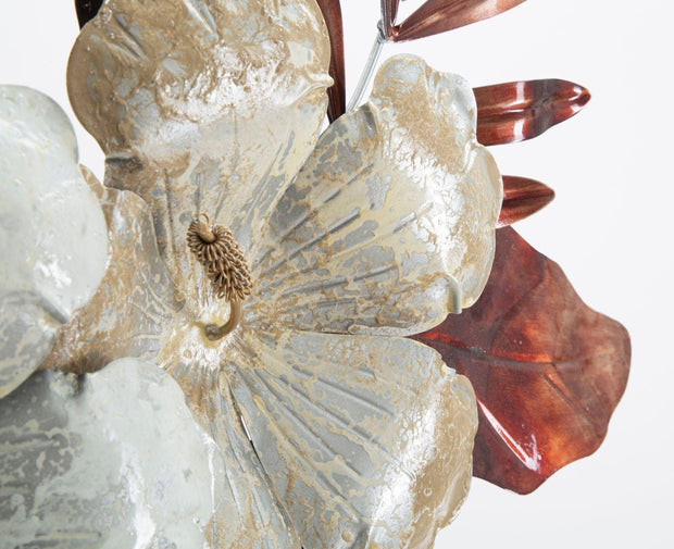 Decoratiune de perete din metal, Bouquet Multicolor, l83xA8,5xH55 cm (1)