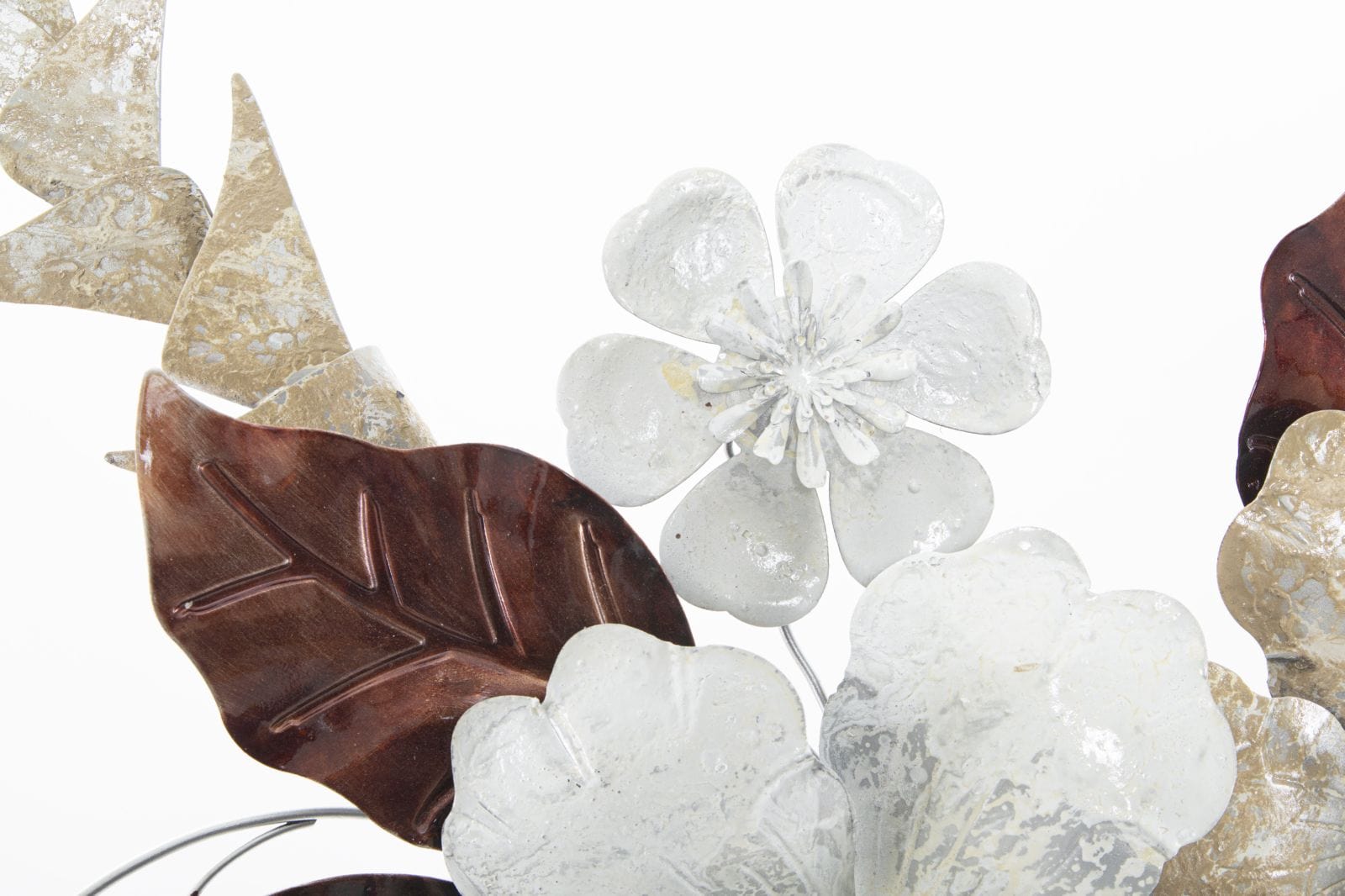 Decoratiune de perete din metal, Bouquet Multicolor, l83xA8,5xH55 cm (3)