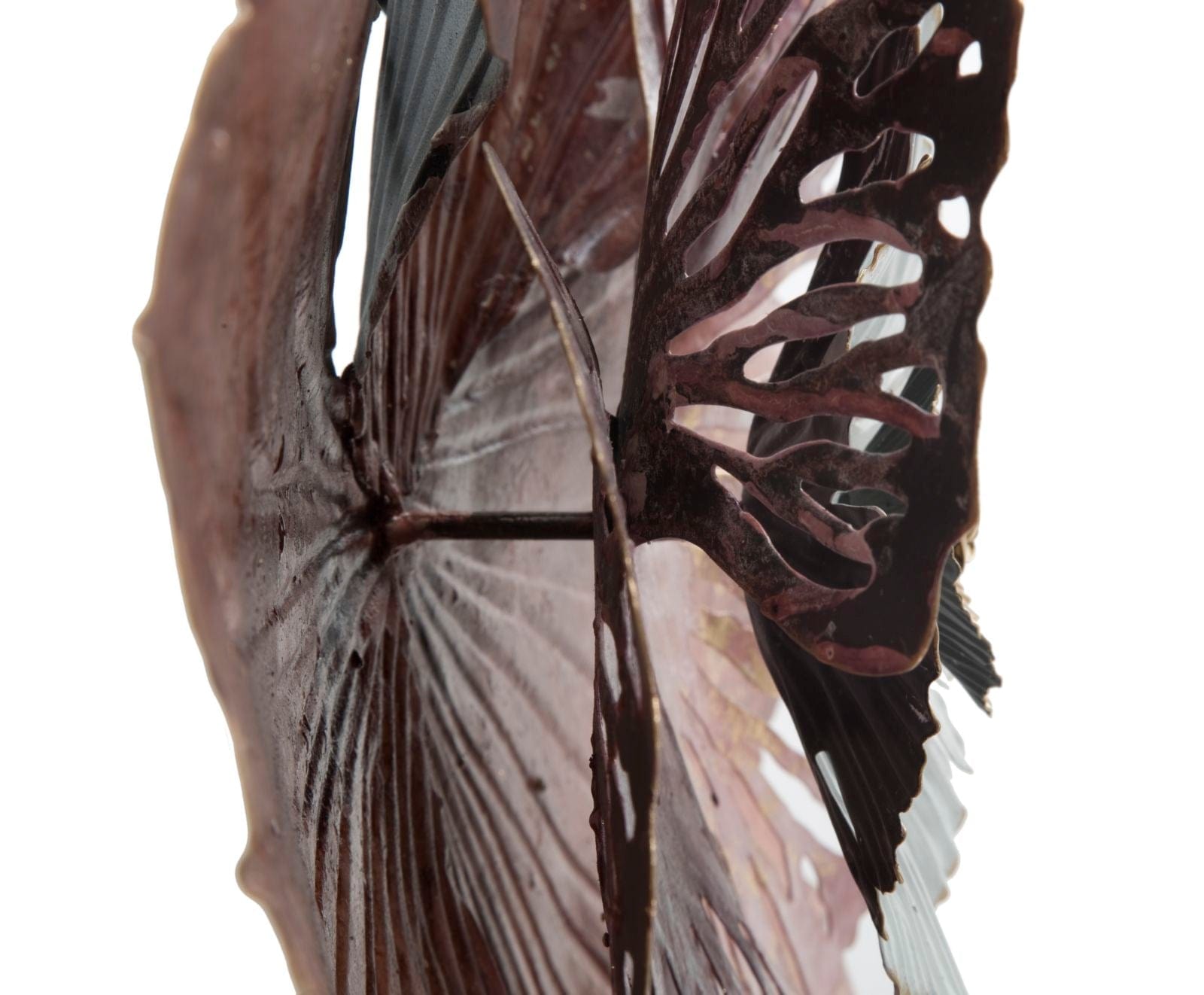 Decoratiune de perete din metal, Bunga Multicolor, l73,5xA11xH72 cm (4)