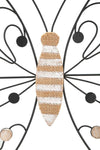 Mauro Ferretti Decoratiune de perete din metal, Butterfly Maro / Negru, l39,5xA1,5xH33,5 cm