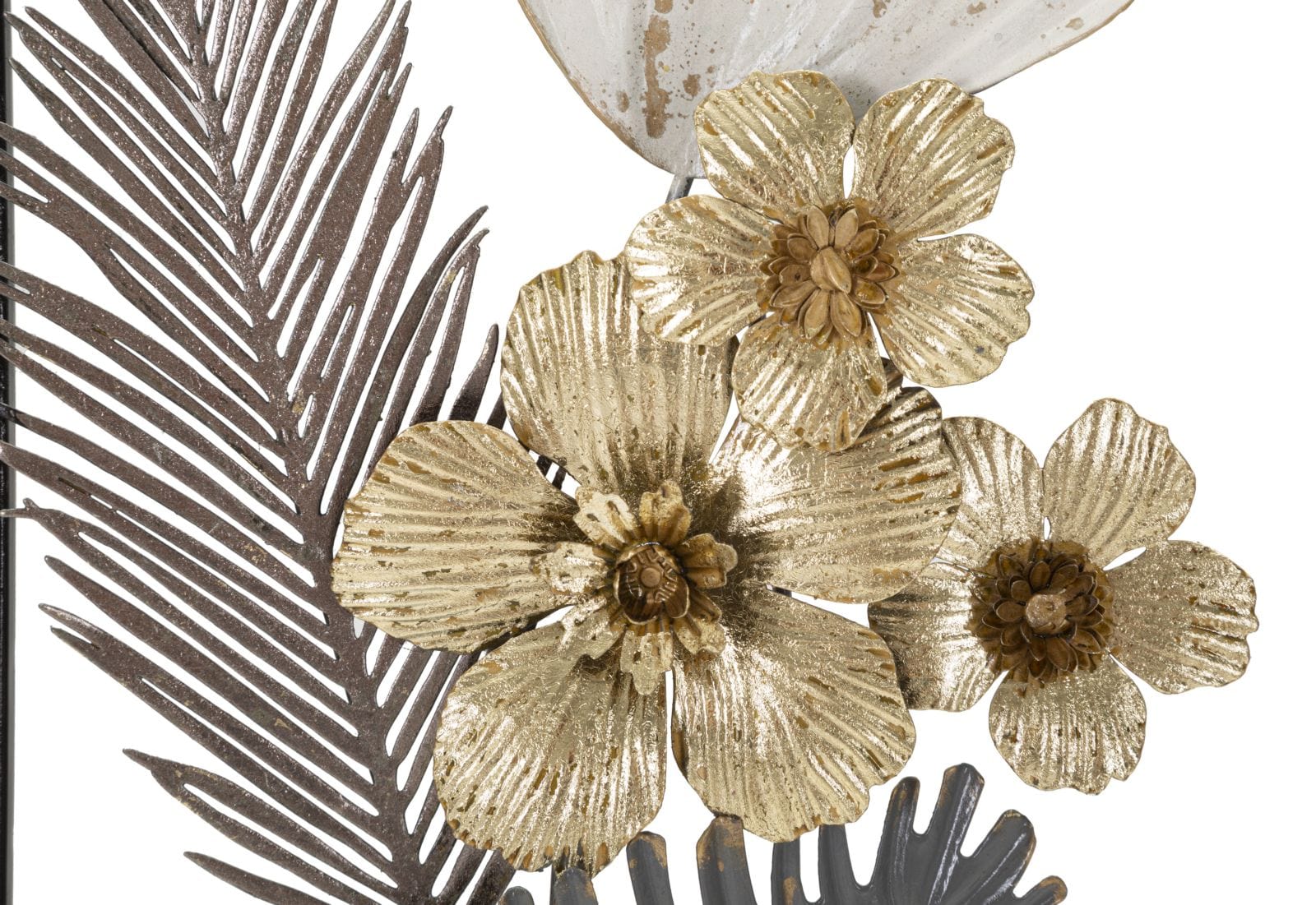 Decoratiune de perete din metal, Classic Multicolor, l28,6xA5,1xH74,3 cm (1)