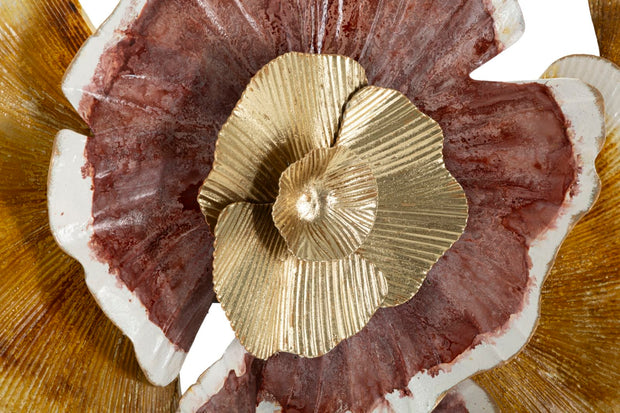 Decoratiune de perete din metal, Clow Multicolor, l92,1xA8,3xH51,4 cm (1)