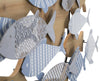 Decoratiune de perete din metal, Fish Sea Multicolor, l91xA3xH33,5 cm (2)