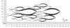 Decoratiune de perete din metal, Fishy Multicolor, l100xA1xH35 cm (5)