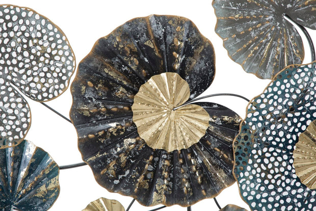 Decoratiune de perete din metal, Frame Multicolor, l134,5xA8xH68,5 cm (1)