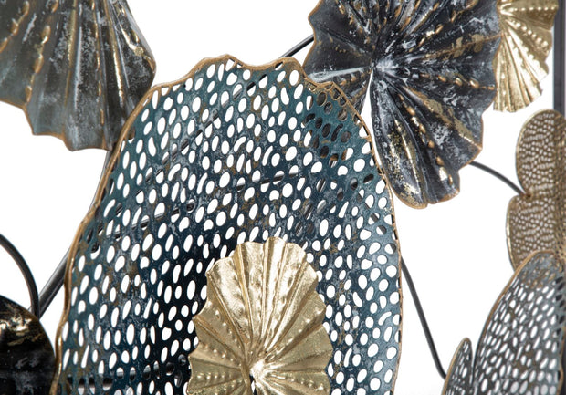 Decoratiune de perete din metal, Frame Multicolor, l134,5xA8xH68,5 cm (2)