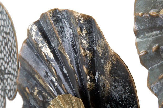 Decoratiune de perete din metal, Frame Multicolor, l134,5xA8xH68,5 cm (3)