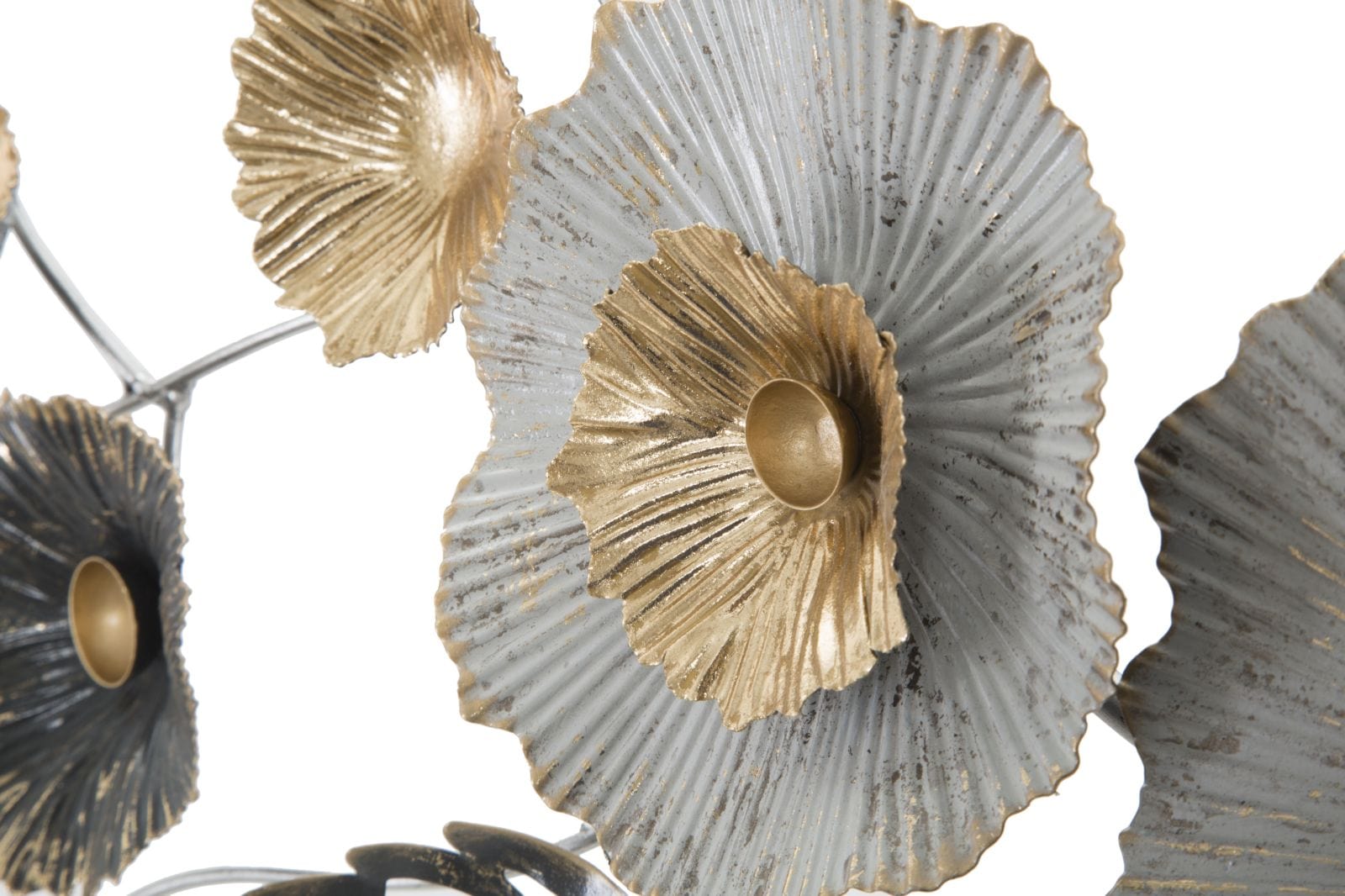 Decoratiune de perete din metal, Frame Plus Multicolor, l120xA7xH59 cm (3)