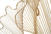Decoratiune de perete din metal, Glam Leaf Auriu, l79xA5xH68 cm (3)
