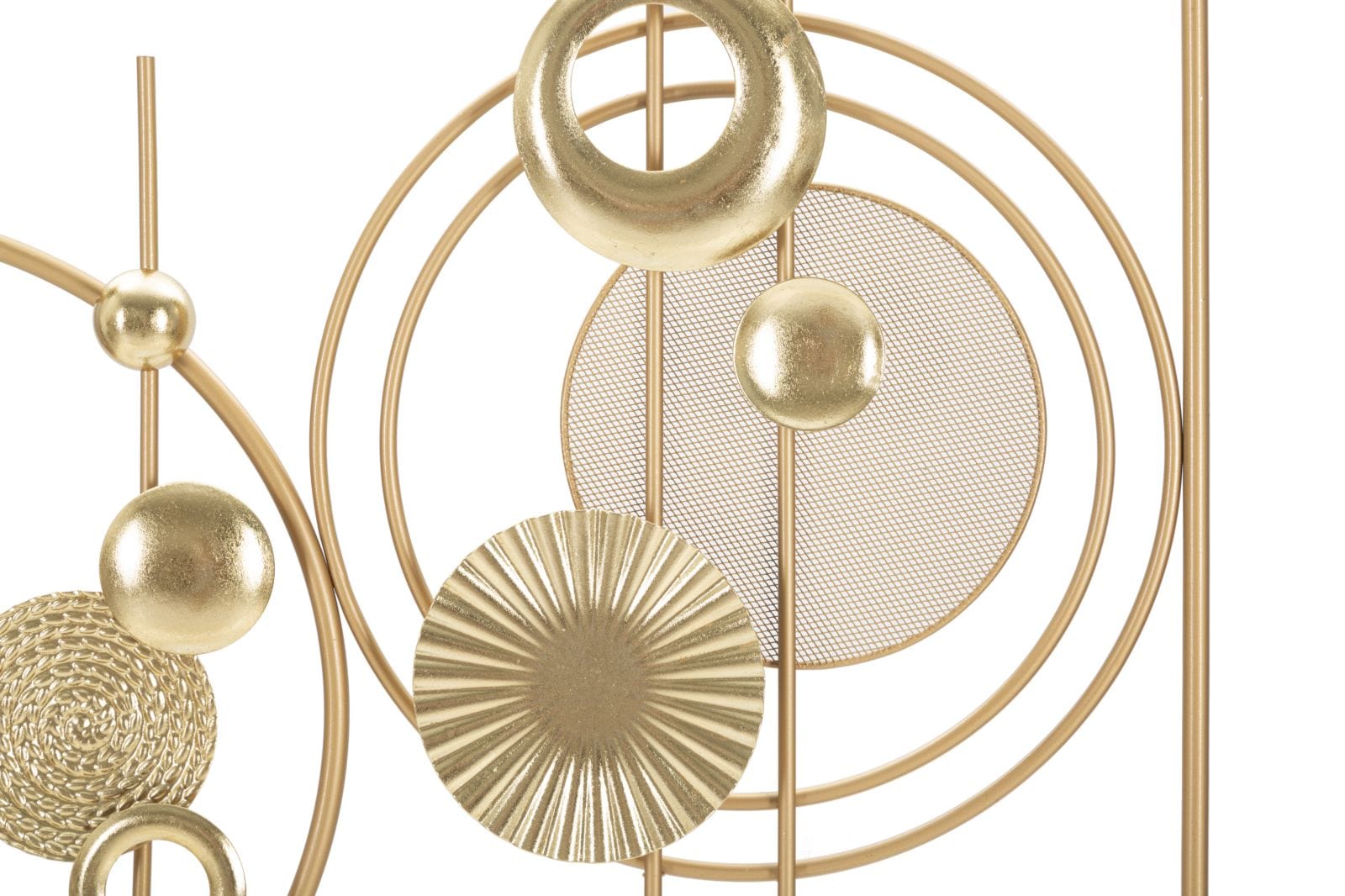 Decoratiune de perete din metal, Goldy Multicolor, l49,5xA3,8xH80 cm (2)