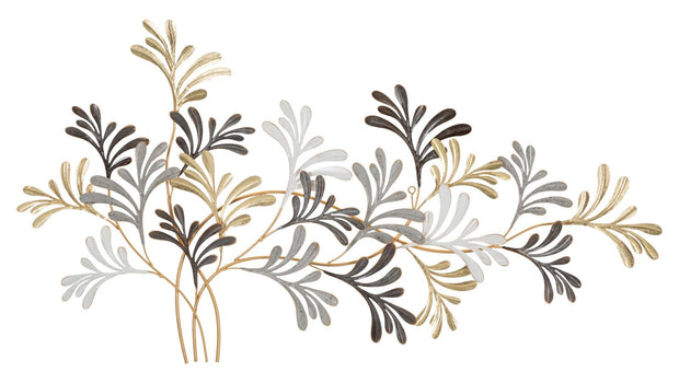 Decoratiune de perete din metal, Lixy Multicolor, l130,8xA7,6xH70,5 cm