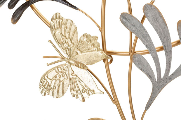 Decoratiune de perete din metal, Lixy Multicolor, l50,2xA5,1xH92 cm (3)