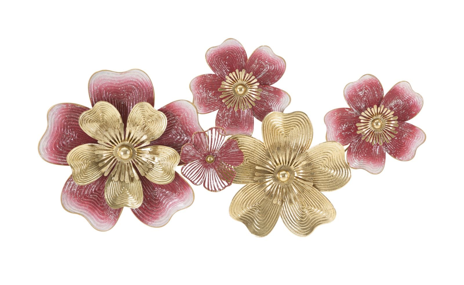 Decoratiune de perete din metal, Lobi Multicolor, l91,4xA6,4xH50,8 cm