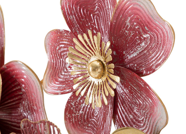 Decoratiune de perete din metal, Lobi Multicolor, l91,4xA6,4xH50,8 cm (1)