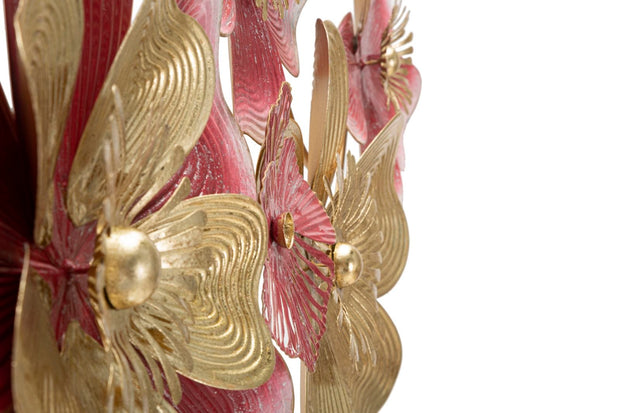 Decoratiune de perete din metal, Lobi Multicolor, l91,4xA6,4xH50,8 cm (3)