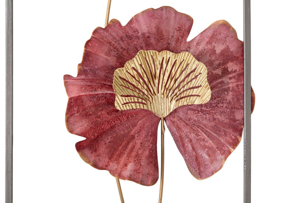 Decoratiune de perete din metal, Lobo Multicolor, l28,6xA4,4xH74,3 cm (1)