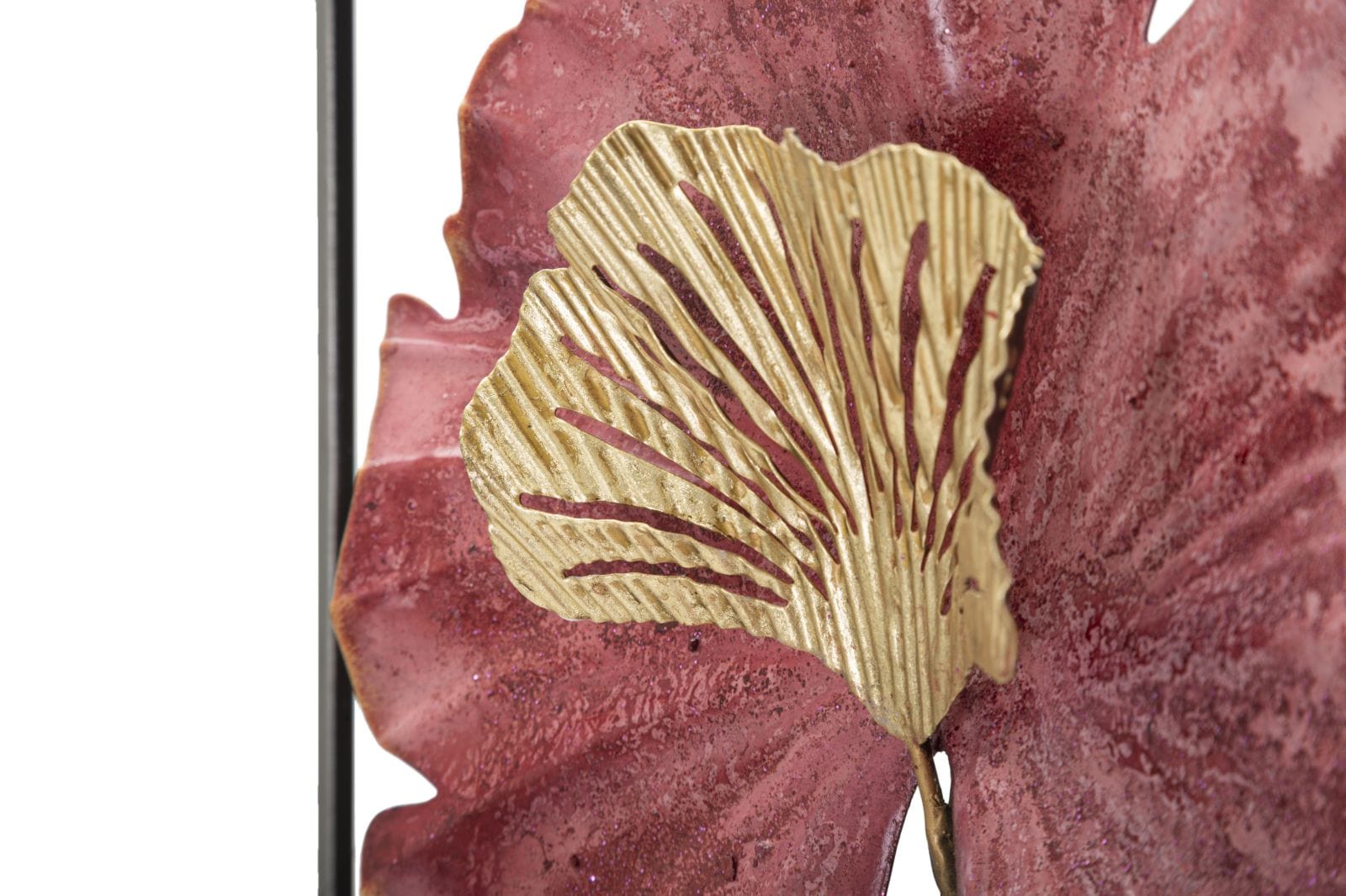 Decoratiune de perete din metal, Lobo Multicolor, l28,6xA4,4xH74,3 cm (3)