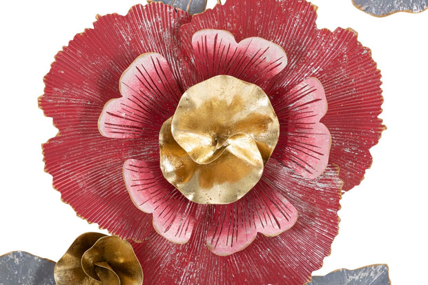 Decoratiune de perete din metal, Lovi Multicolor, l61,6xA9,5xH111,8 cm (1)