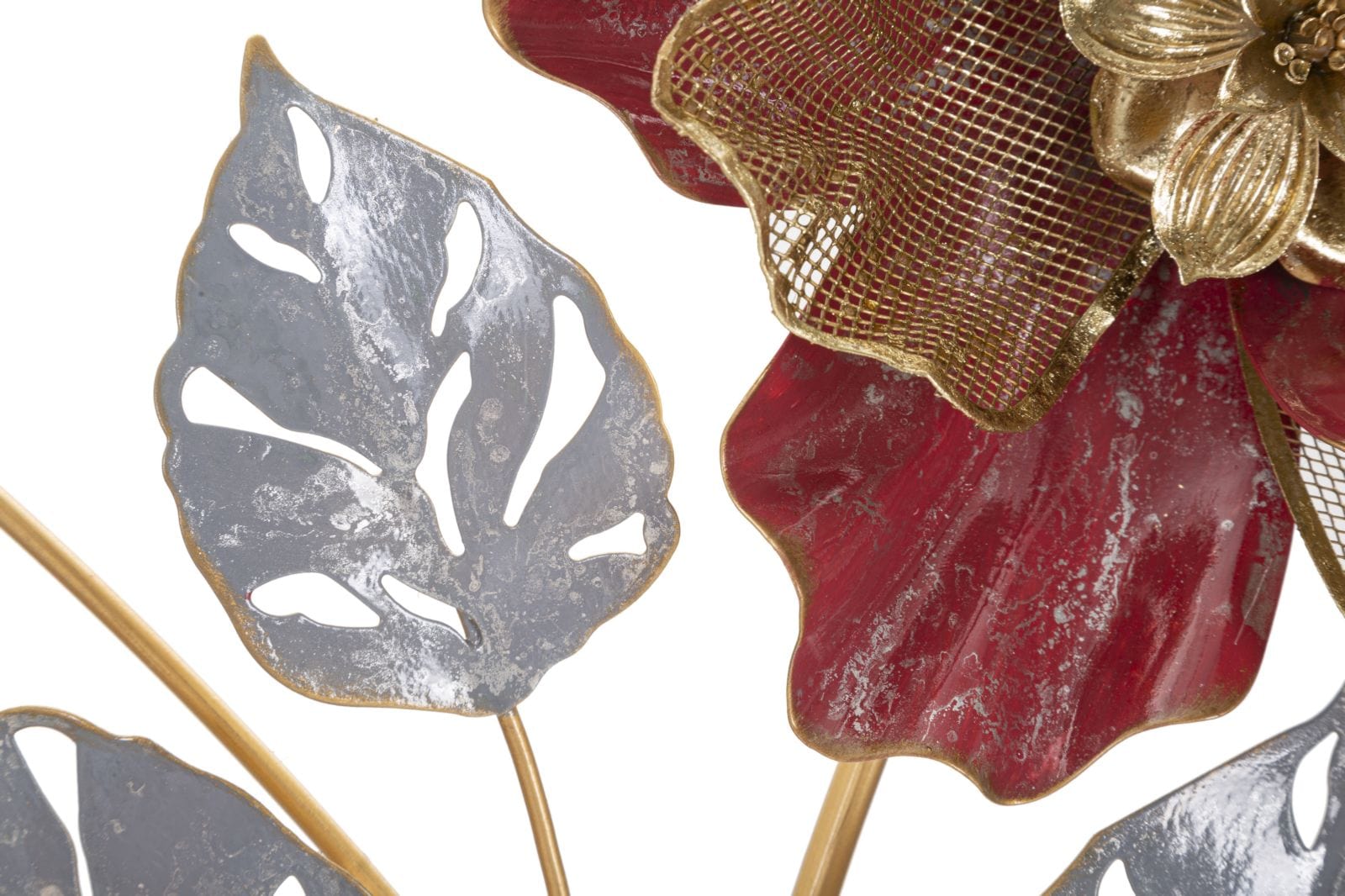 Decoratiune de perete din metal, Lovis Multicolor, l68,6xA7,6xH98,4 cm (3)