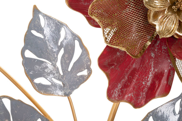 Decoratiune de perete din metal, Lovis Multicolor, l68,6xA7,6xH98,4 cm (3)