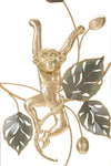 Decoratiune de perete din metal, Monkey Multicolor, l28,6xA3,8xH74,3 cm (1)