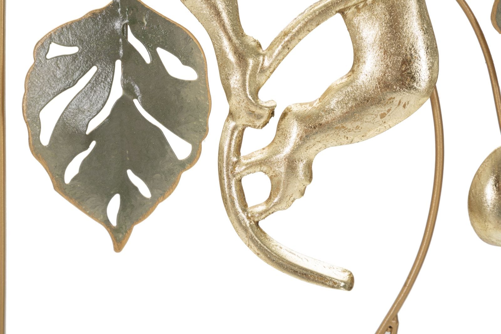 Decoratiune de perete din metal, Monkey Multicolor, l28,6xA3,8xH74,3 cm (3)