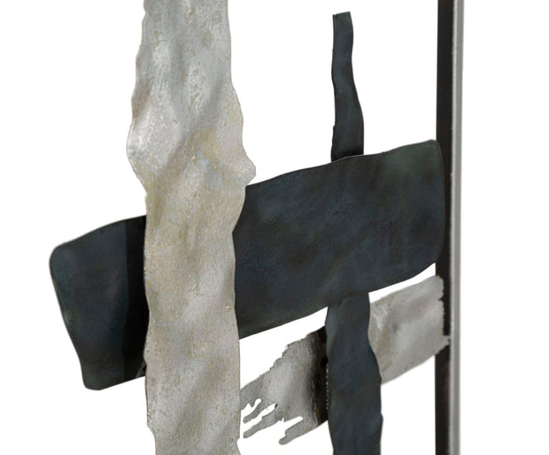 Mauro Ferretti Decoratiune de perete din metal, New Art Multicolor, l28,6xA2,5xH74,3 cm