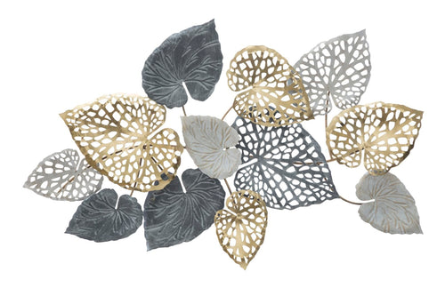 Decoratiune de perete din metal, Ory -C- Multicolor, l110xA9xH66 cm