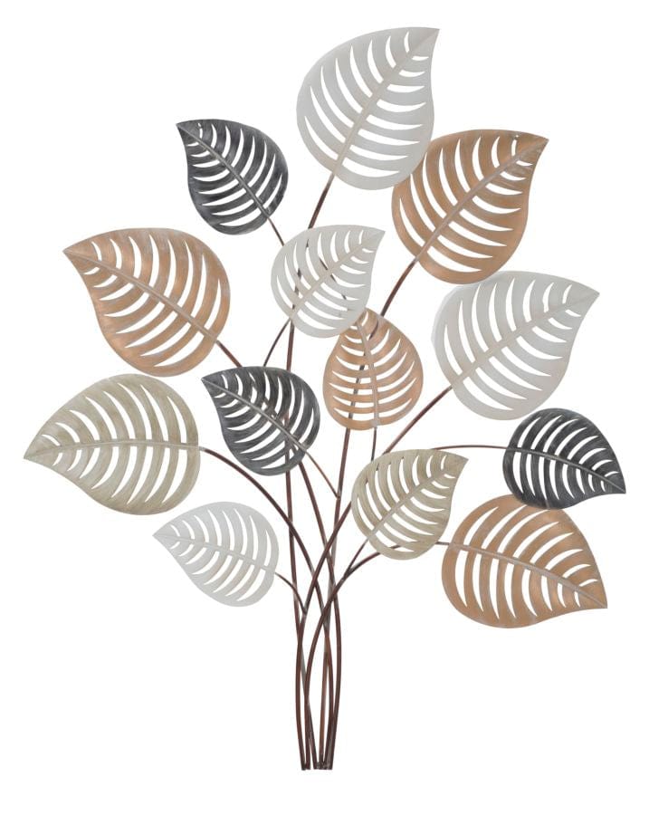 Decoratiune de perete din metal, Otip -B- Multicolor, l81xA5xH100 cm