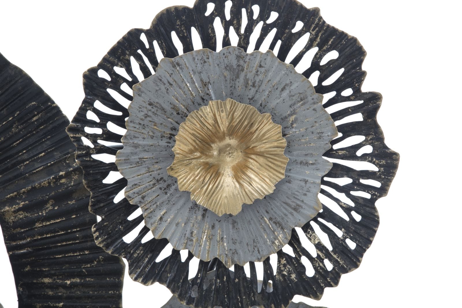 Decoratiune de perete din metal, Otos Multicolor, l100xA8xH80 cm (1)