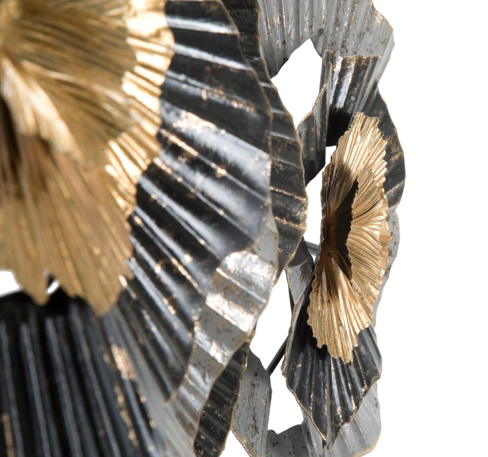 Decoratiune de perete din metal, Otos Multicolor, l100xA8xH80 cm (2)