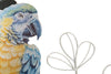 Decoratiune de perete din metal, Parrot Multicolor, l28,6xA2,5xH74,3 cm (2)