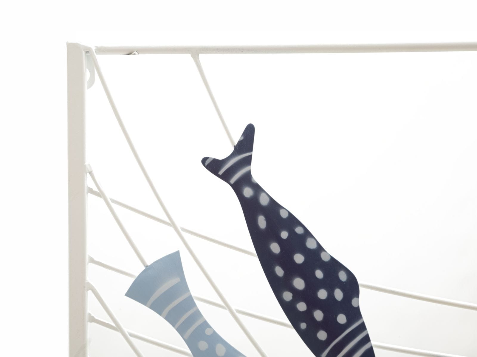 Decoratiune de perete din metal, Pesci Multicolor, l96,5xA1,5xH61 cm (3)