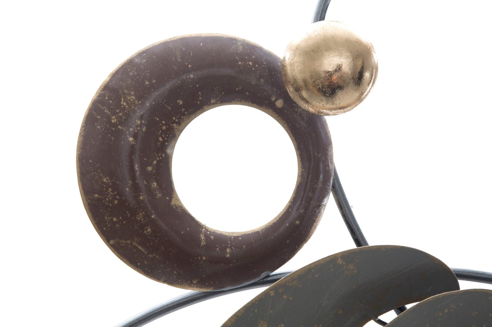 Decoratiune de perete din metal, Planet Multicolor, l120xA6xH58 cm (1)