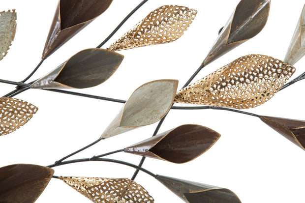 Decoratiune de perete din metal, Ramo Multicolor, l46xA5,5xH87,5 cm (1)