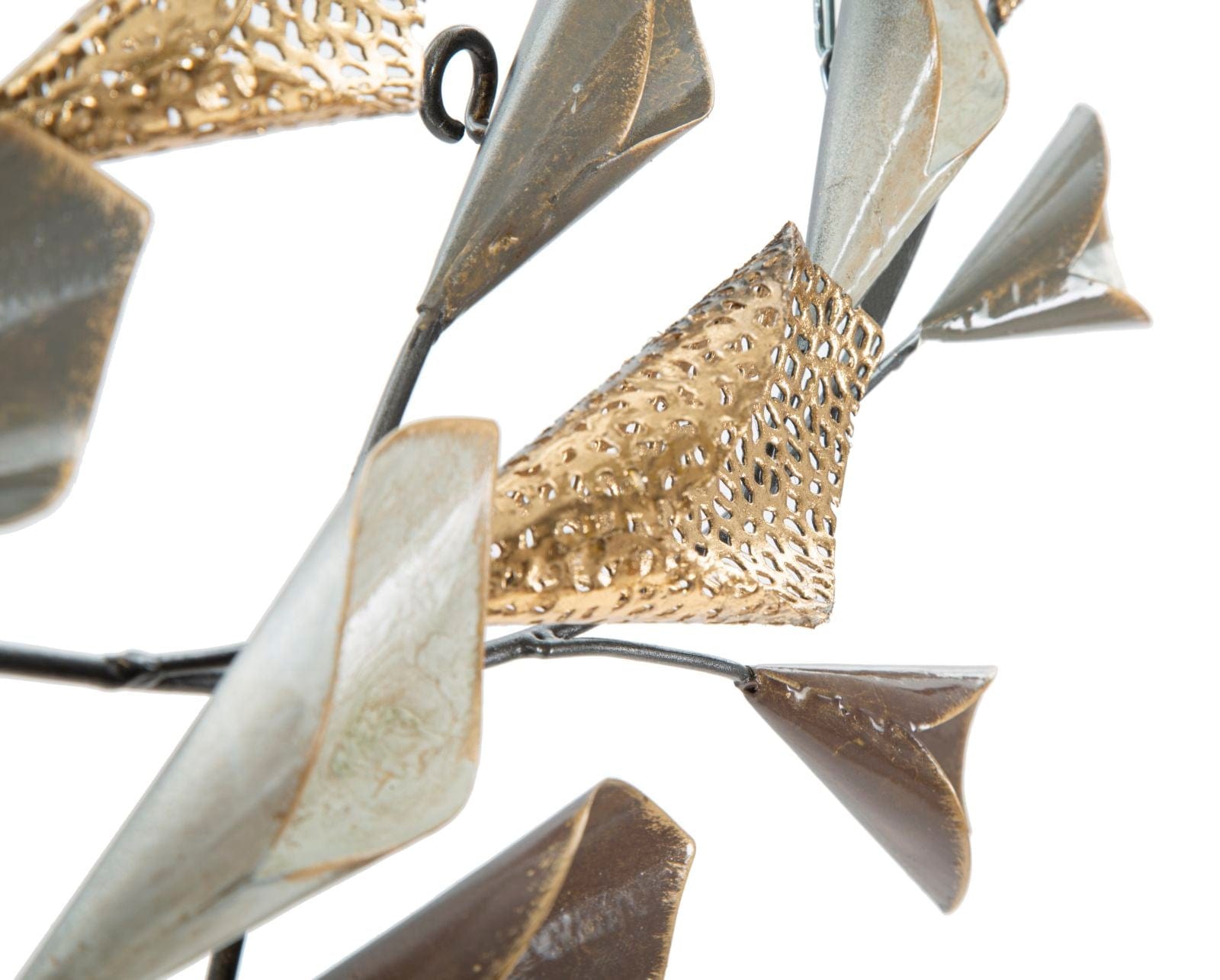 Decoratiune de perete din metal, Ramo Multicolor, l46xA5,5xH87,5 cm (2)