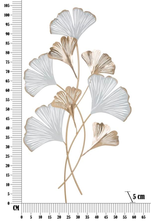 Decoratiune de perete din metal, Rixy -A- Multicolor, l58xA5xH104,8 cm (5)