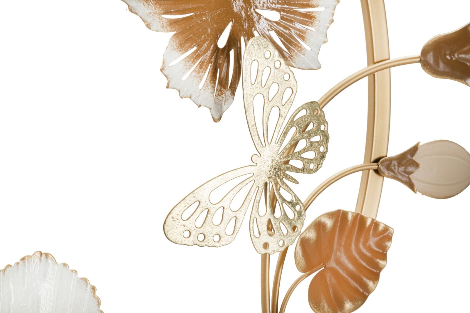 Decoratiune de perete din metal, Rouns Multicolor, l58,4xA5,1xH63,5 cm (2)