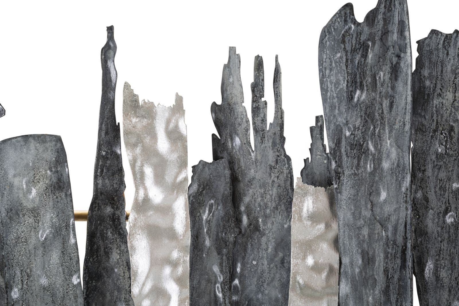 Decoratiune de perete din metal, Sculpt Multicolor, l122,6xA6,4xH62,9 cm (1)