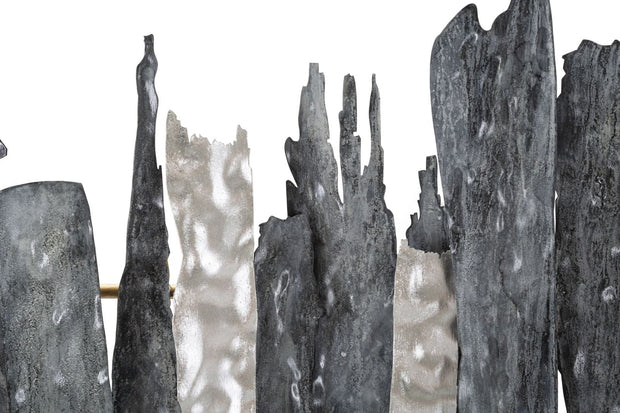 Decoratiune de perete din metal, Sculpt Multicolor, l122,6xA6,4xH62,9 cm (1)