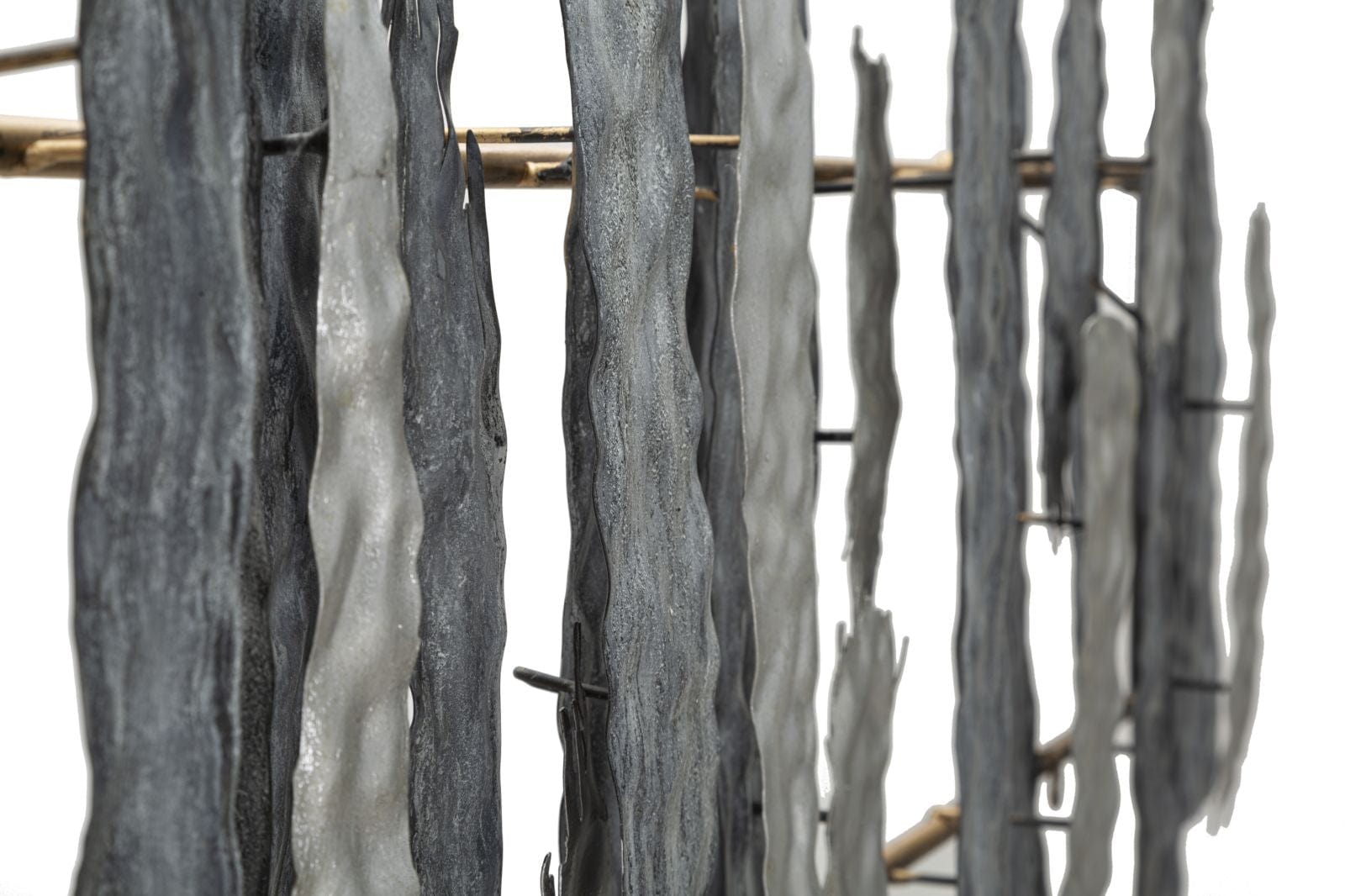 Decoratiune de perete din metal, Sculpt Multicolor, l122,6xA6,4xH62,9 cm (2)