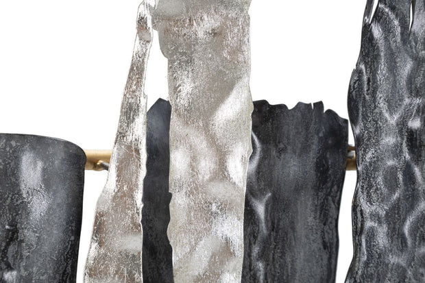 Decoratiune de perete din metal, Sculpt Multicolor, l122,6xA6,4xH62,9 cm (3)