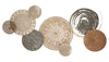 Decoratiune de perete din metal si MDF, Boho Multicolor, l167,6xA8,9xH80,6 cm