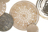 Decoratiune de perete din metal si MDF, Boho Multicolor, l167,6xA8,9xH80,6 cm (2)