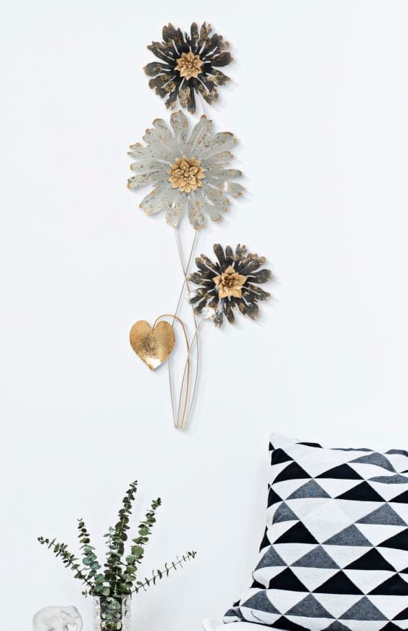 Decoratiune de perete din metal, Simply Multicolor, l35xA5,5xH88 cm (4)