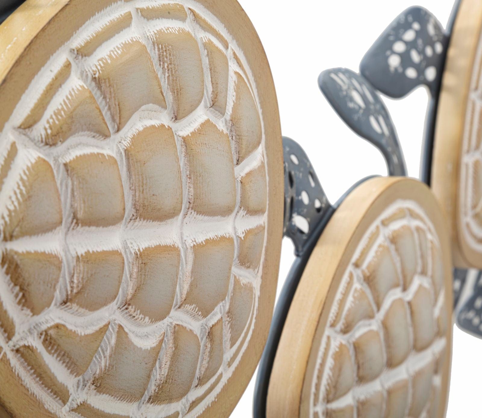 Mauro Ferretti Decoratiune de perete din metal, Tartarughe Multicolor, l111,5xA6,3xH43 cm