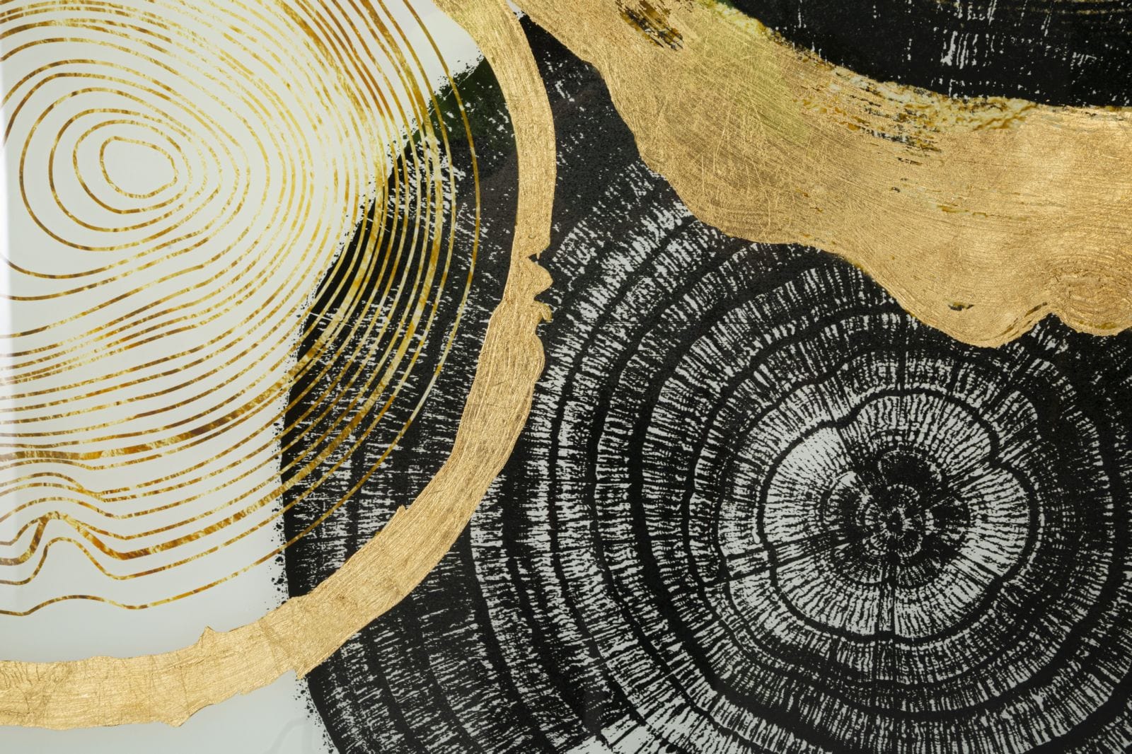 Decoratiune de perete din sticla, Woody Multicolor, l60xA3,5xH90 cm (4)